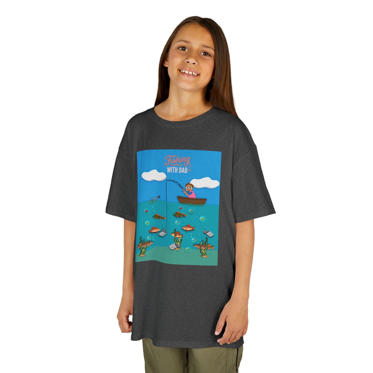 Kids Unisex "Fishing with Dad" Tee