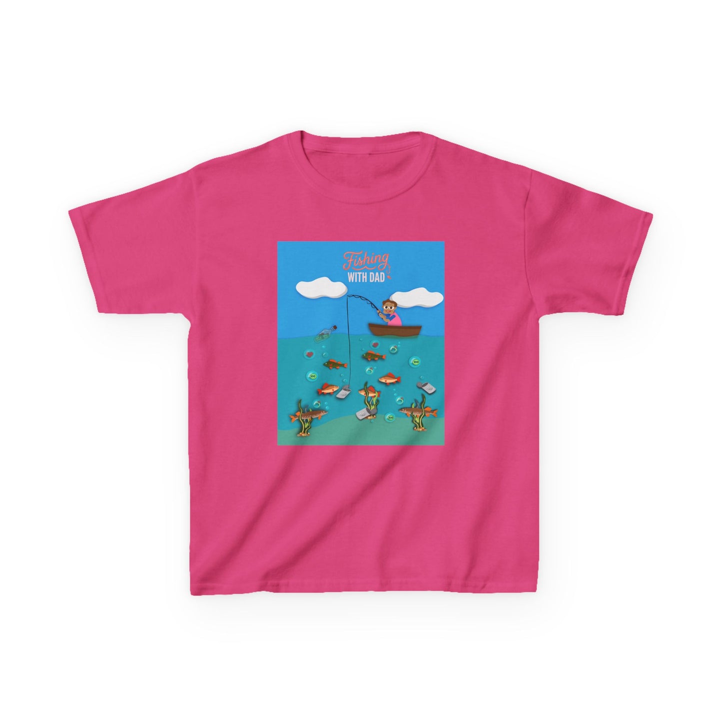 Kids Unisex "Fishing with Dad" Tee