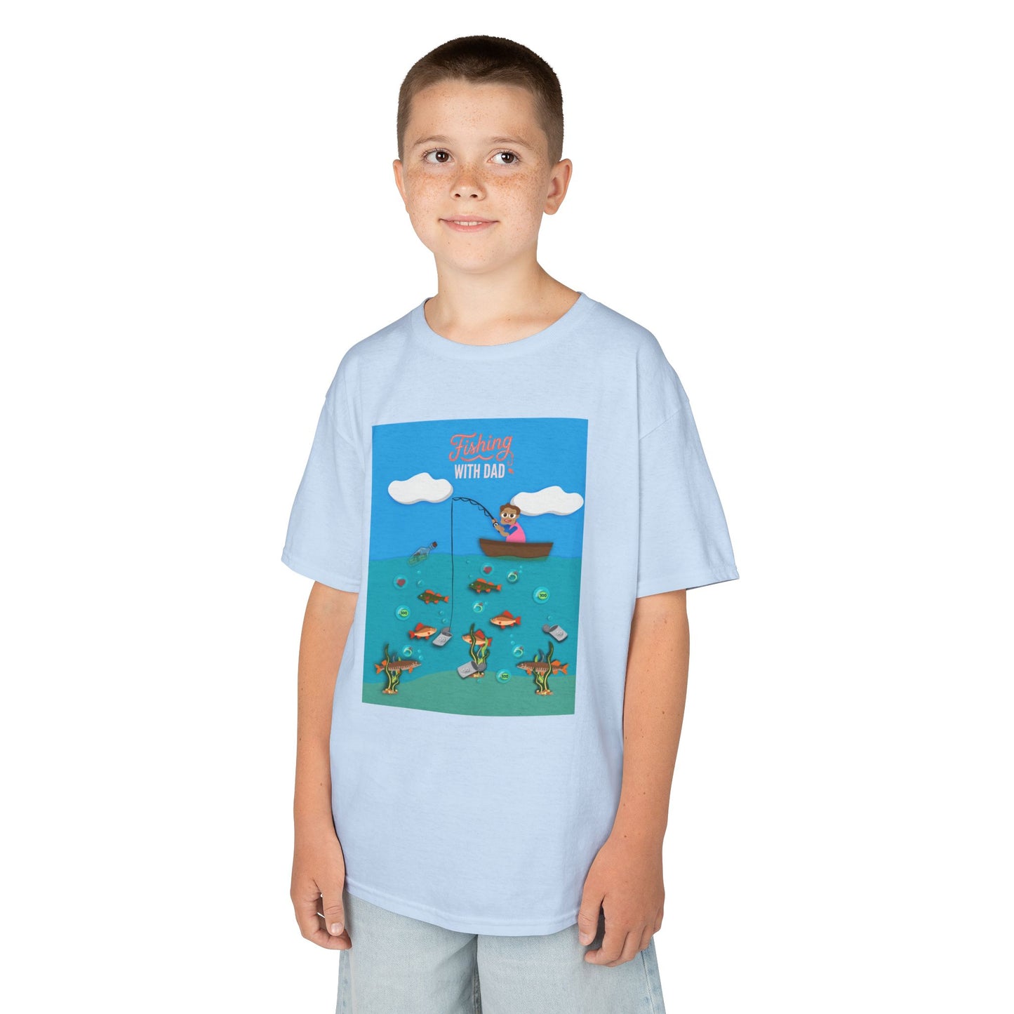 Kids Unisex "Fishing with Dad" Tee