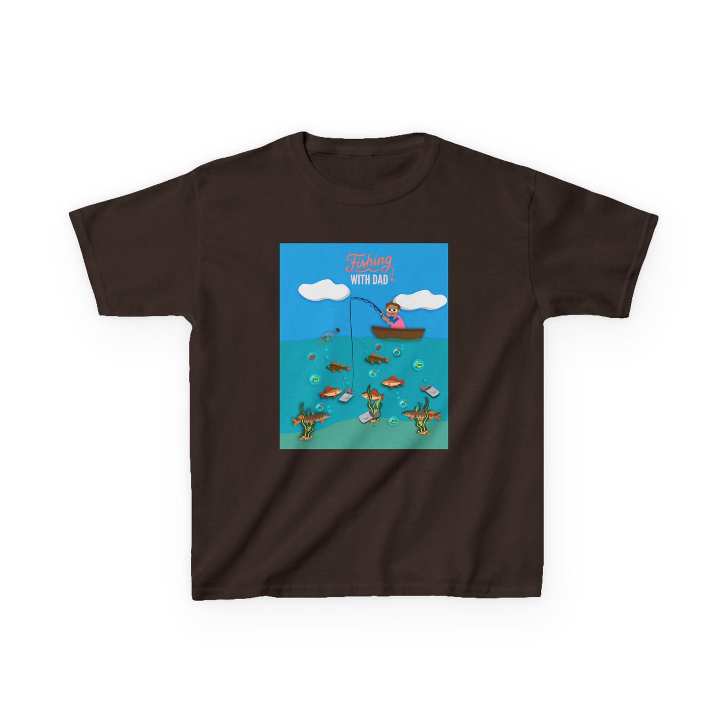 Kids Unisex "Fishing with Dad" Tee