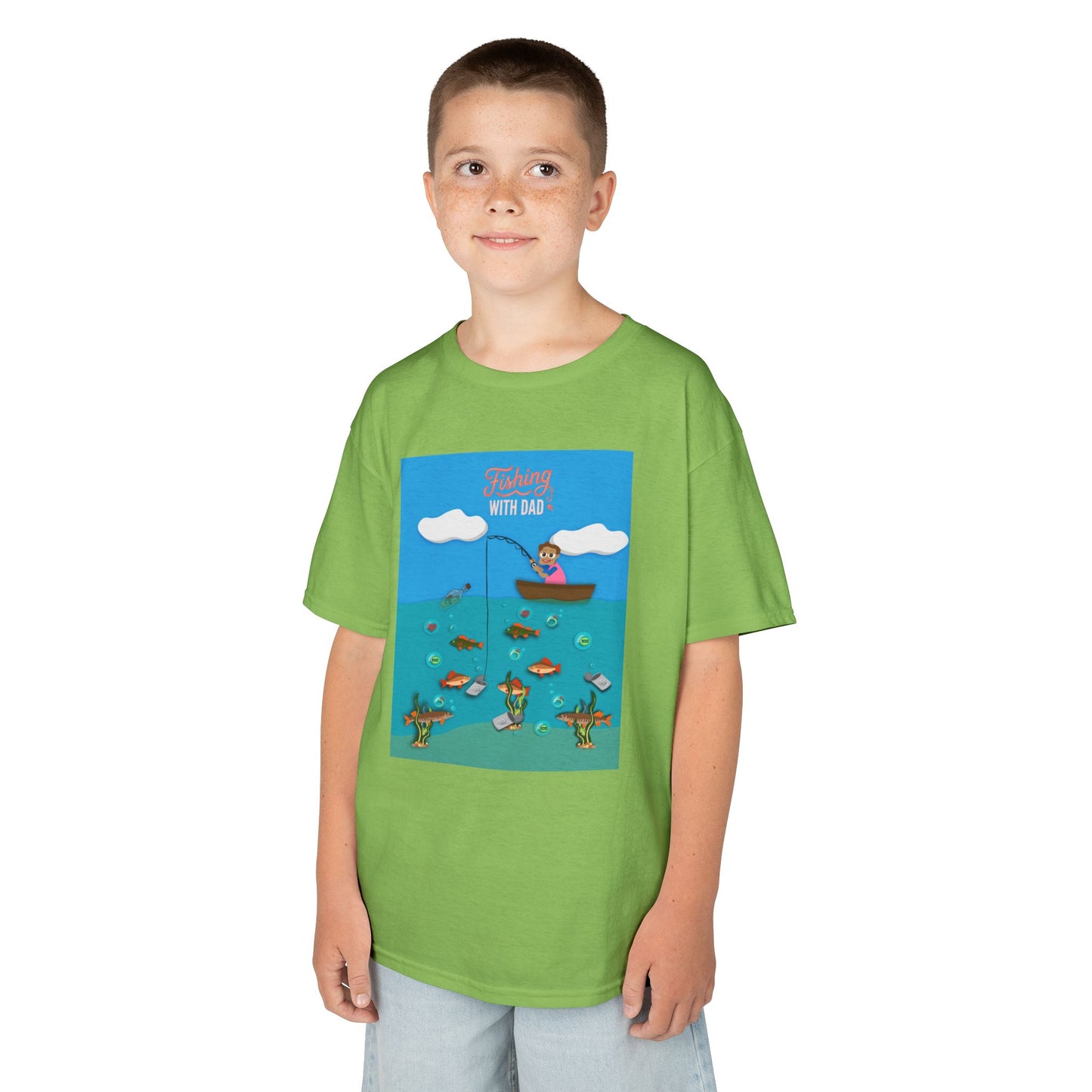 Kids Unisex "Fishing with Dad" Tee