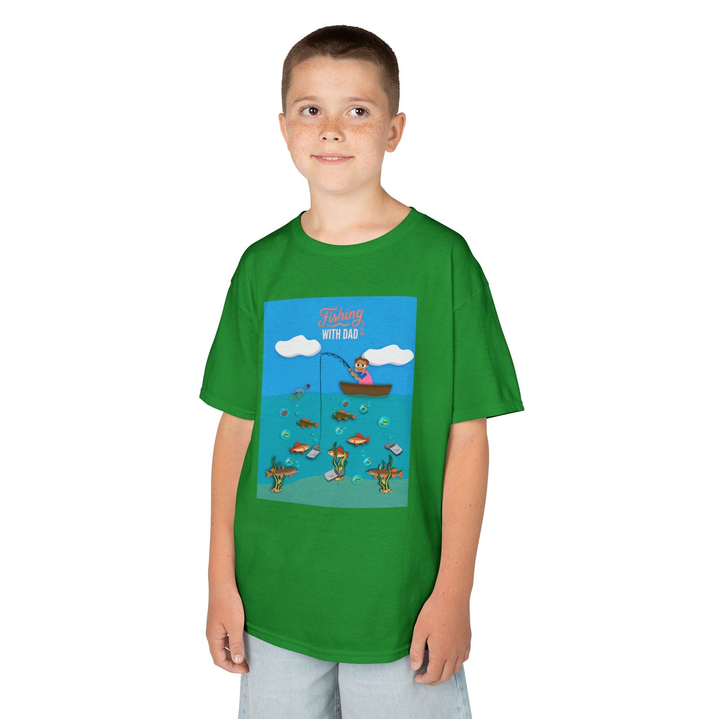 Kids Unisex "Fishing with Dad" Tee