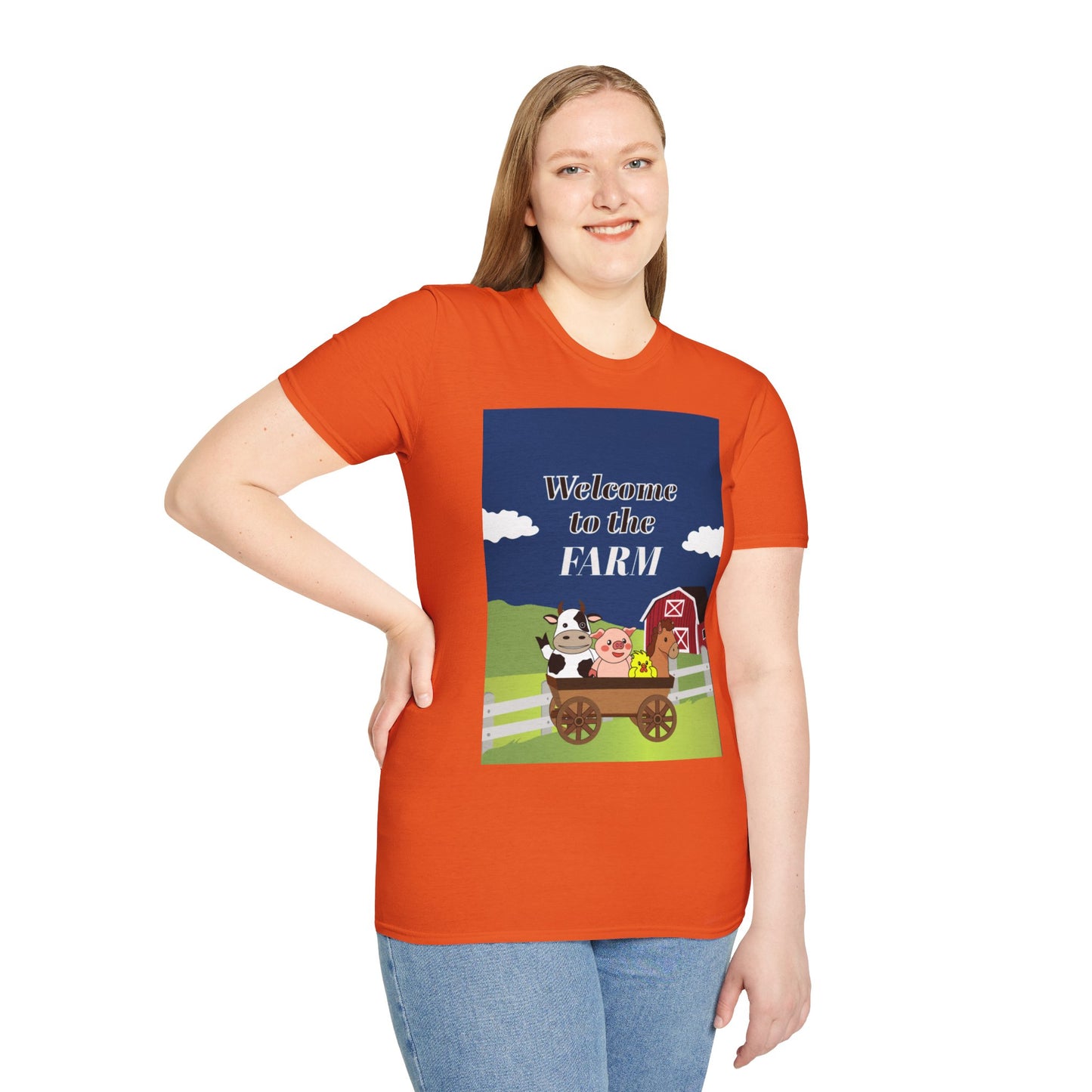 Welcome to the Farm Unisex Adult T-Shirt