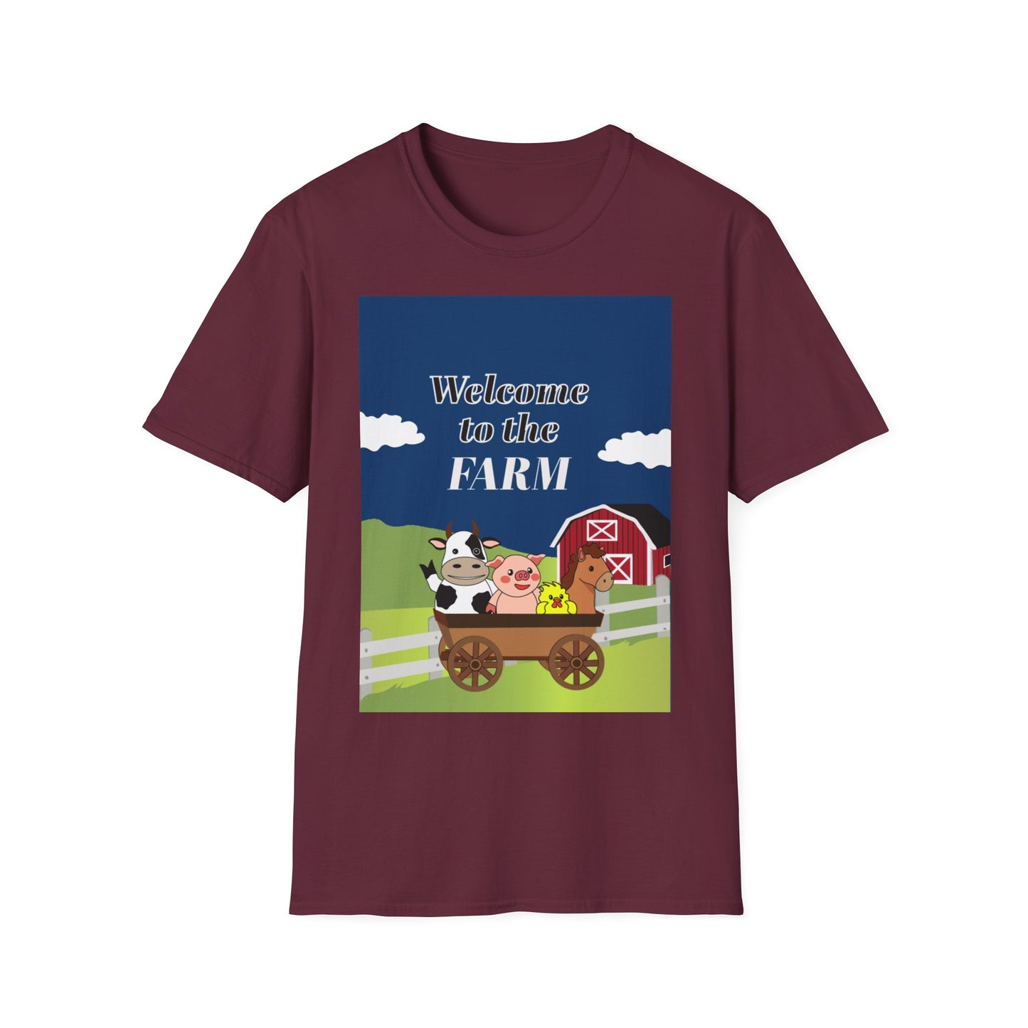 Welcome to the Farm Unisex Adult T-Shirt