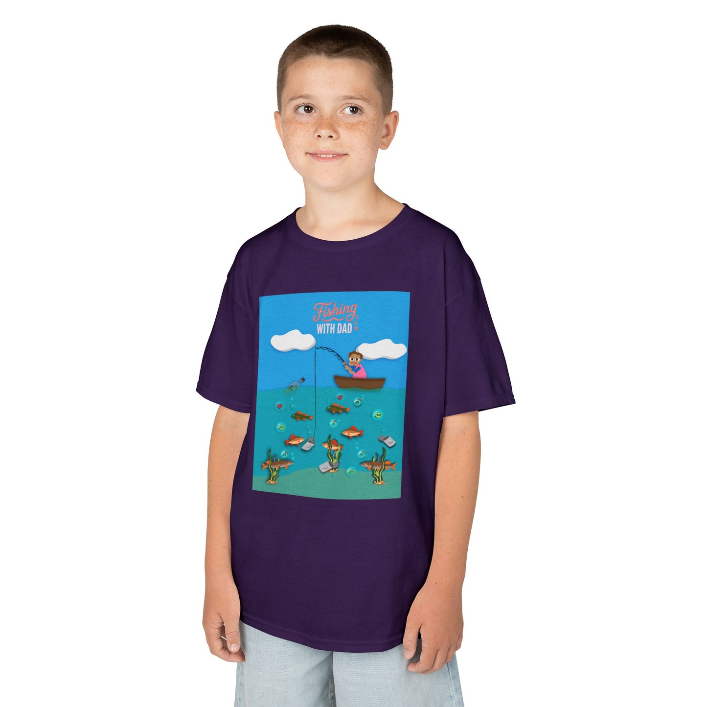 Kids Unisex "Fishing with Dad" Tee