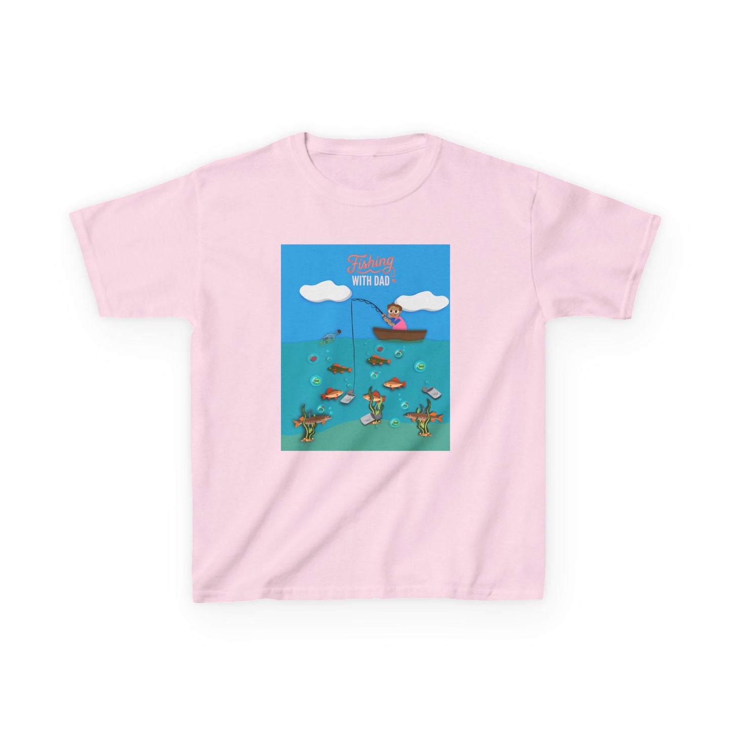 Kids Unisex "Fishing with Dad" Tee
