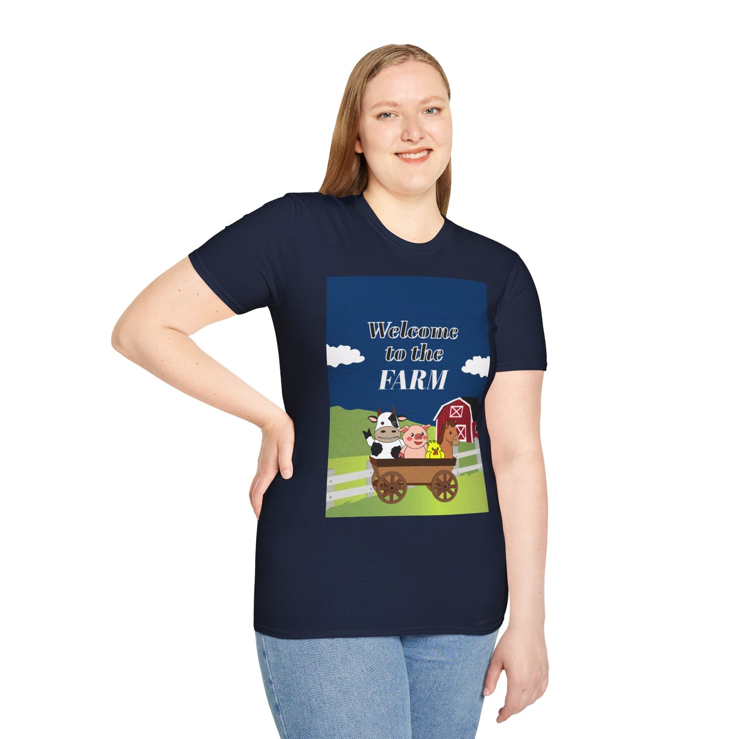 Welcome to the Farm Unisex Adult T-Shirt