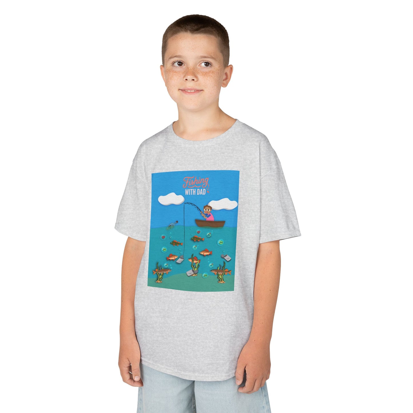 Kids Unisex "Fishing with Dad" Tee