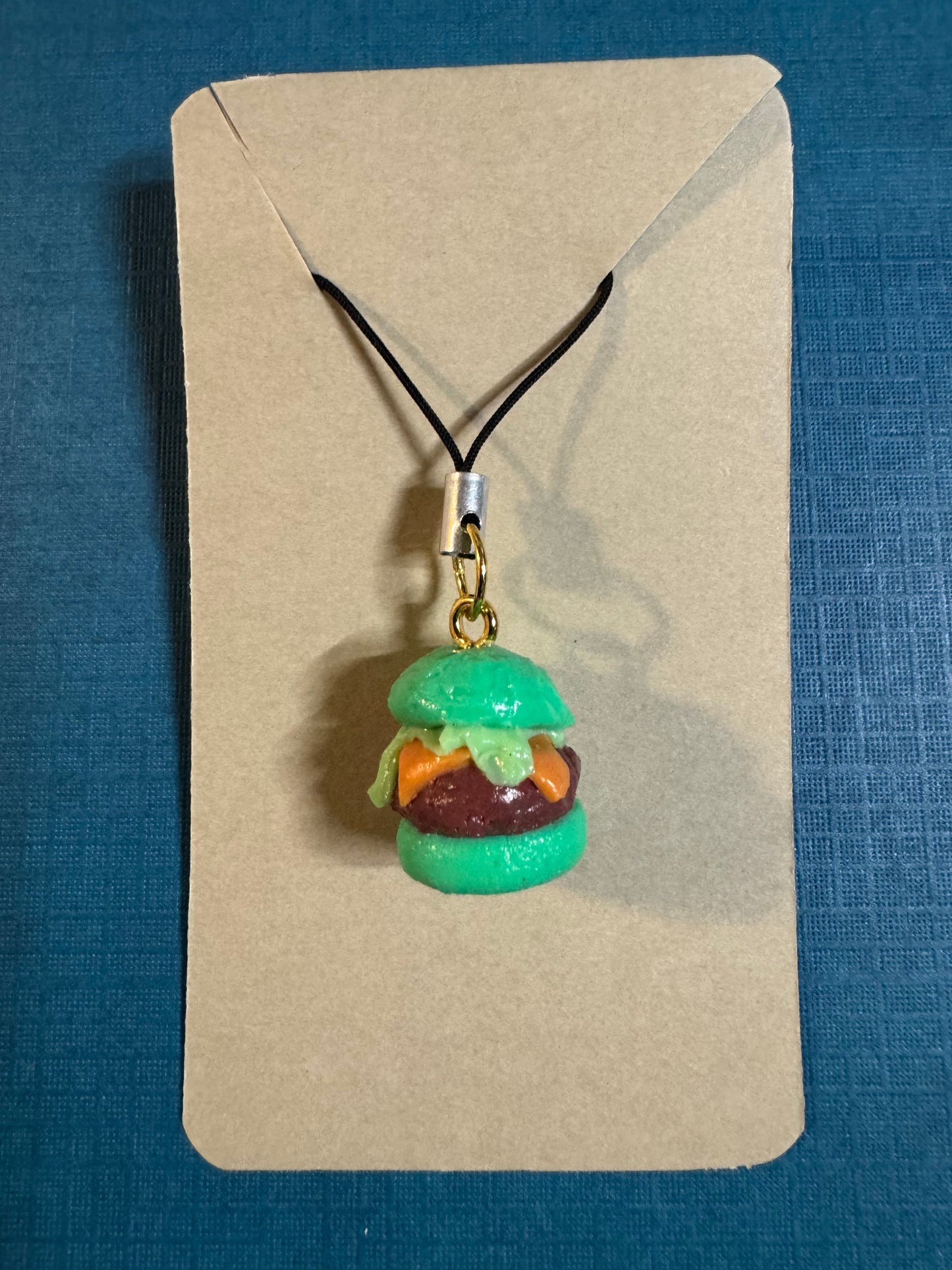 Mini Pretty Patty Phone Charm — Handcrafted Polymer Clay