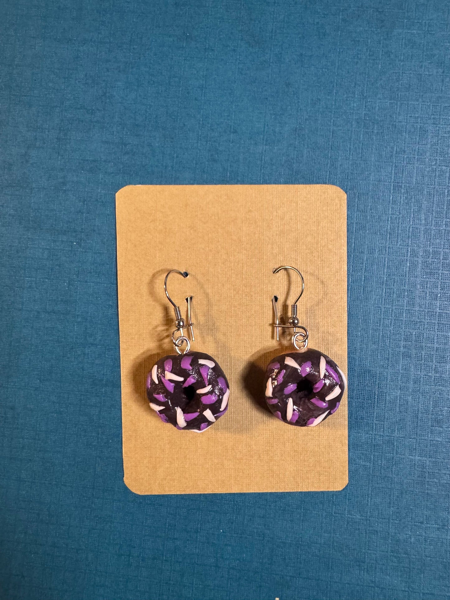 Donut Earrings — Handcrafted Polymer Clay