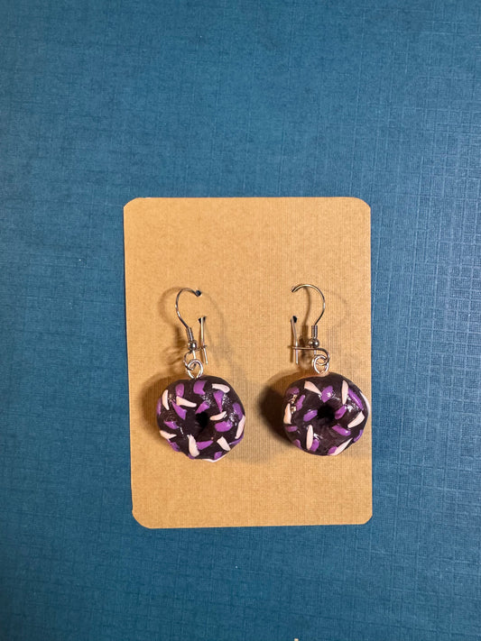 Donut Earrings — Handcrafted Polymer Clay